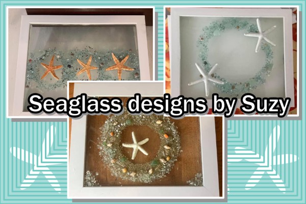 Seaglass Framed Art Class